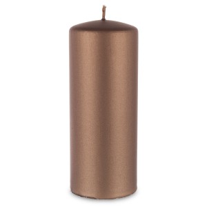 Pl Brąz Świeca Opal Metallic Mat Walec Duży Fi7