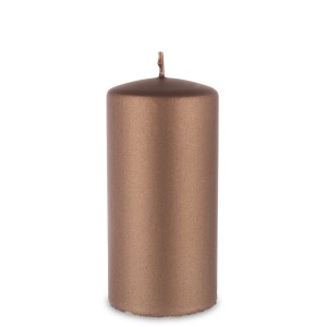 Pl Brąz Świeca Opal Metallic Mat Walec Średni Fi7