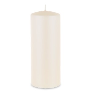 Pl Krem Świeca Opal Metallic Mat Walec Duży Fi7
