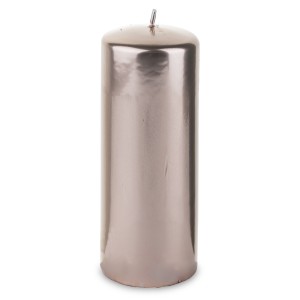 Pl Świeca Lustro Walec Duży Rose Gold Fi7