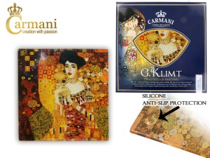 Podkładka szklana - G.Klimt -  Adela