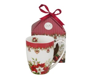 Pl Kubek Classic Christmas Flower