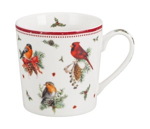 Pl Kubek W Koszyczku 400 Ml Birds Of Winter