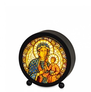 Lampion Witrażowy Led