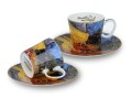 Filiżanka do espresso Vincent Van Gogh taras kawiarni nocą Wokół Stołu Malarstwo.jpeg