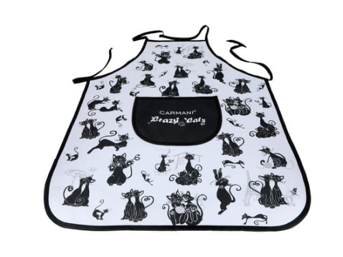 Fartuch kuchenny Crazy Cat black and white.jpeg