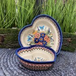 Salaterka do zapiekania Serce Bolesławiec GU859A DEK149ART