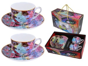 Kpl. Filiżanek Loui Jover CARMANI