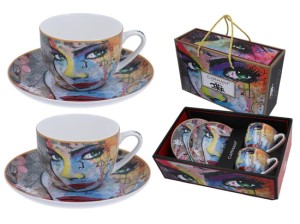 Kpl. Filiżanek Loui Jover CARMANI