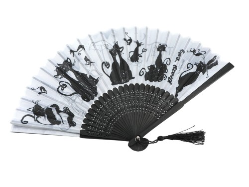 Wachlarz crazy cats koty.jpeg