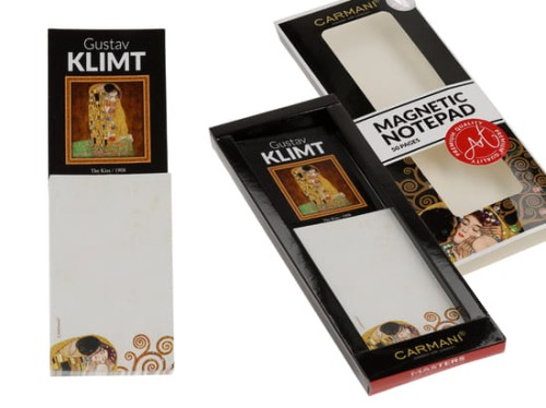 Notes magnetyczny - G. Klimt, Pocałunek (CARMANI).jpeg