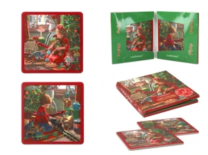 Zestaw 2 podkładek korkowych - Boże Narodzenie CARMANI