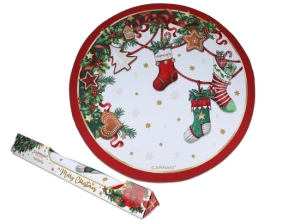 Podkładka na stół okrągła - Dekoracja świąteczna CARMANI