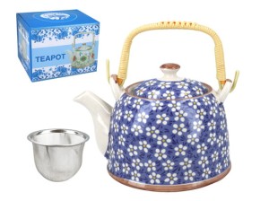 Czajnik Ceramiczny z Zaparzaczem 0,9l