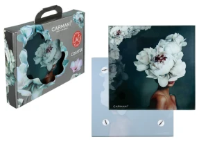 Podkładka szklana - Kwiaty na głowie CARMANI