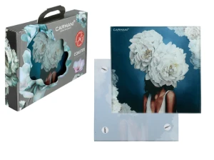 Podkładka szklana - Kwiaty na głowie CARMANI