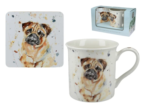 Kubek z podkładką - Mops (3).jpeg