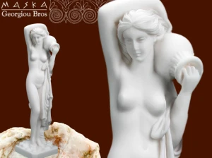 Kobieta z Dzbanem - Alabaster Grecki