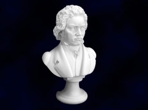 Popiersie Beethoven - Alabaster Grecki 