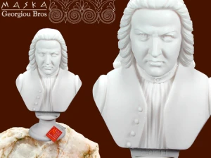 Bach Popiersie - Alabaster Grecki