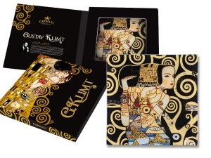 Talerz dekoracyjny - Klimt Oczekiwanie