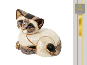 Figurka De Rosa Rinconada  - Kotek syjamski leżący