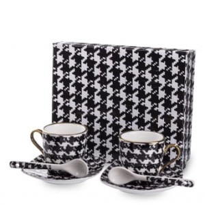 Zestaw filiżanek do espresso Queen Isabell Woman's Collection Pepitka