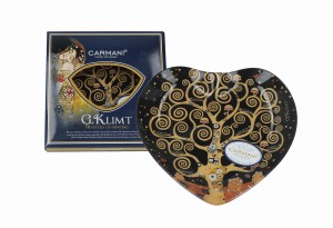 Talerz serce - Klimt Drzewo