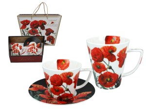 Kpl. filiżanka i kubek - Maki Carmani