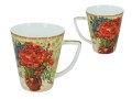 830_3400_b Kpl filiżanka i kubek Van Gogh Czerwone maki i stokrotki.jpg