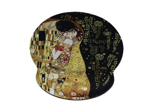 Podkładka pod mysz komputerową z poduszką na nadgarstek - G. Klimt, Pocałunek