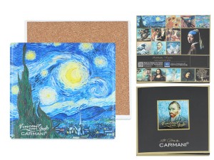 Podkładka ceramiczna - Vincent Van Gogh, Gwiaździsta noc