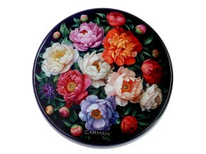 Podkładka ceramiczna, okrągła - Kwiaty barokowe