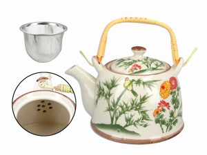 Czajnik ceramiczny z zaparzaczem z kolekcji Santai 800 ml