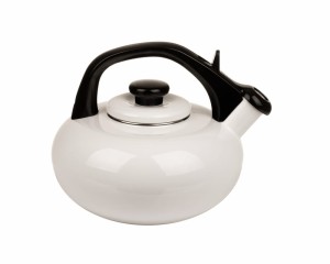 Czajnik emaliowany Luna Bianco- 2,5l FORCHETTO 