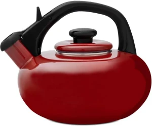 Czajnik emaliowany Luna Rosso- 2,5l FORCHETTO 