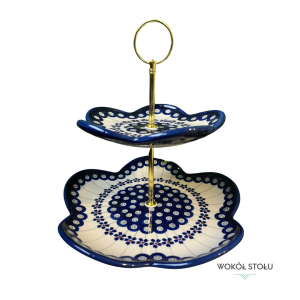 Patera na ciasto 2 poziomowa BOLESŁAWIEC 166 GUPT1