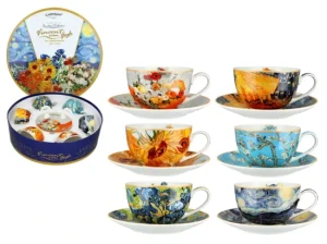 Kpl. 6 filiżanek w kole 230ml  Van Gogh Carmani