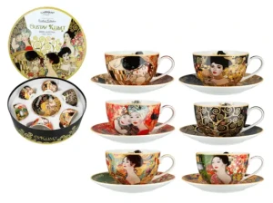 Kpl. 6 filiżanek 230 ml Gustav Klimt Carmani
