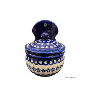 Pojemnik na sól/ solniczka GU-1211 dek.166a Bolesławiec 