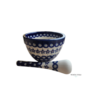 Moździerz z tłuczkiem GU-1845 dek.166a Bolesławiec 