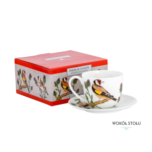 Filiżanka Ptaki Polski Hajdecka - Szczygieł