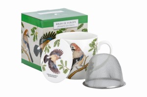 Kubek z zaparzaczem Ptaki Polski Hajdecka - Sójka