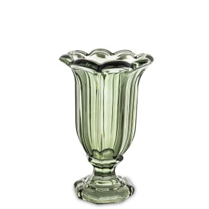 Wazon Puchar Zielony Vintage