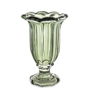Wazon Puchar Zielony Vintage 