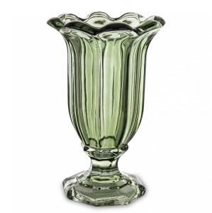 Wazon Puchar Zielony Vintage 