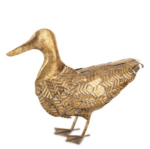 Figurka Kaczka metalowa