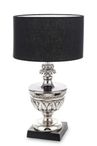 Lampa Silver Black