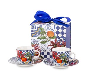 Filiżanka Ze Spod. Do Espresso  Kpl.2 Szt.-Prom.