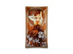Talerz dekoracyjny - Mucha - Ametyst